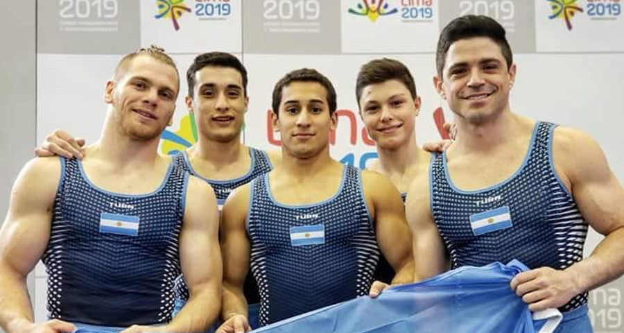 Imagen con gimnastas